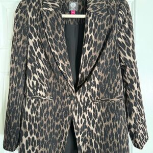 Vince Camuto Animal Print Blazer